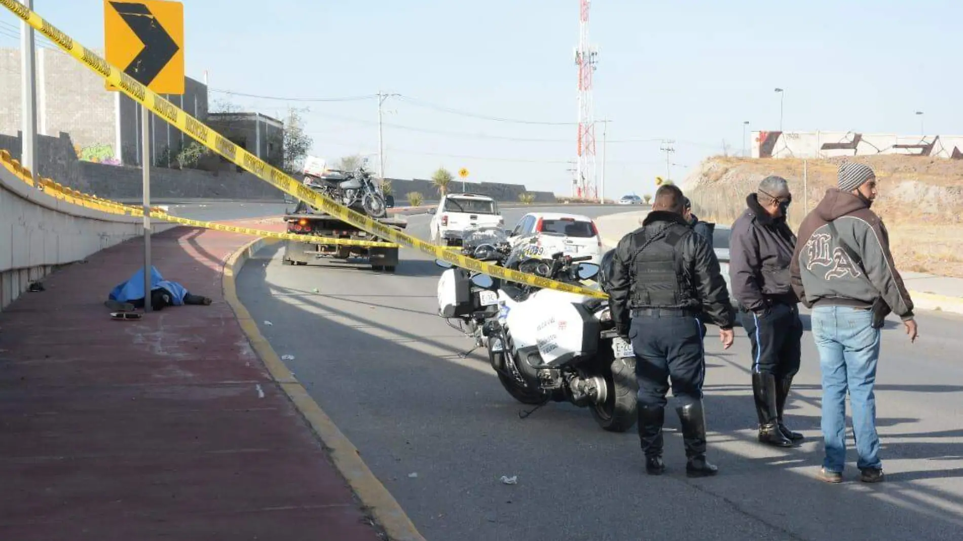 Muerto motociclista